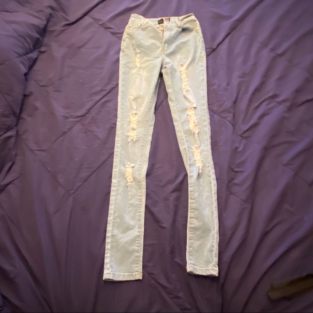 Distressed Skinny Jeans